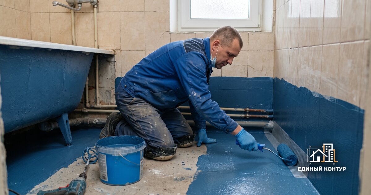 Гидроизоляция ванной комнаты: где нужна, чем делать и как проверить